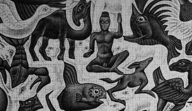 Optische illusie als brug naar oneindigheid: Escher meets Islamic art