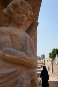 Coptic cemetery figurative representation