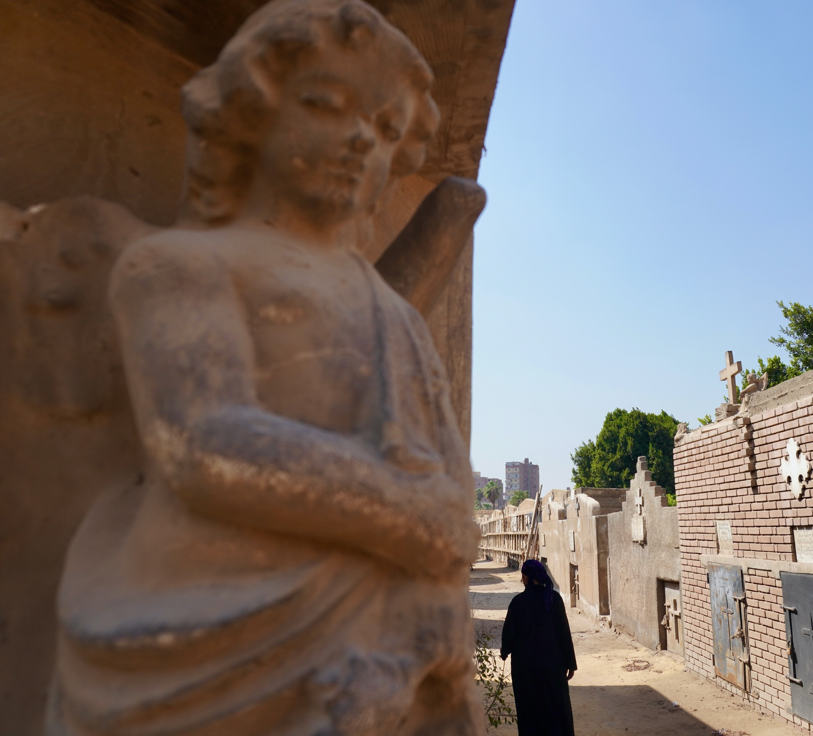 Coptic cemetery figurative representation
